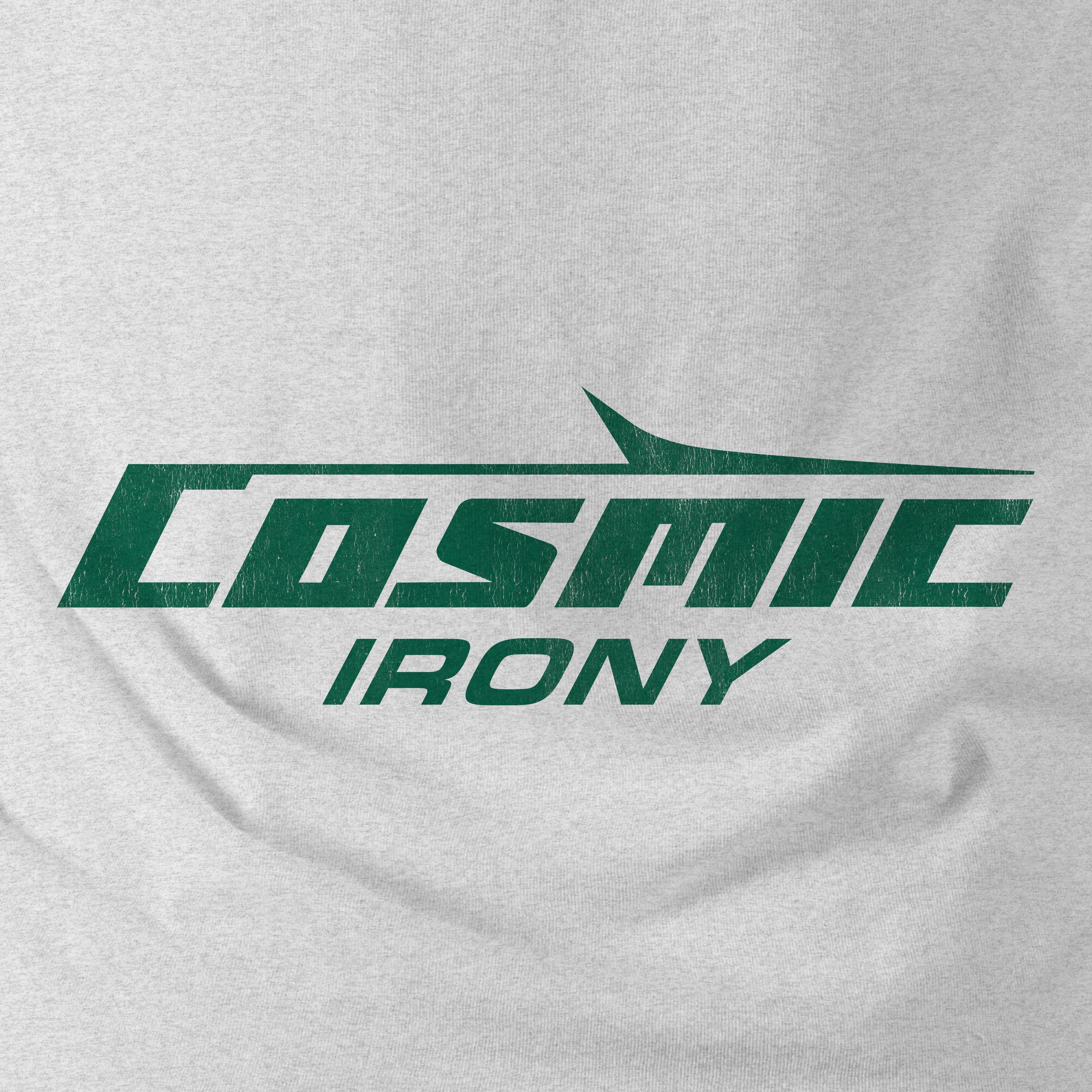 Aaron Rodgers Cosmic Irony Unisex T-shirt Folded up Close-up