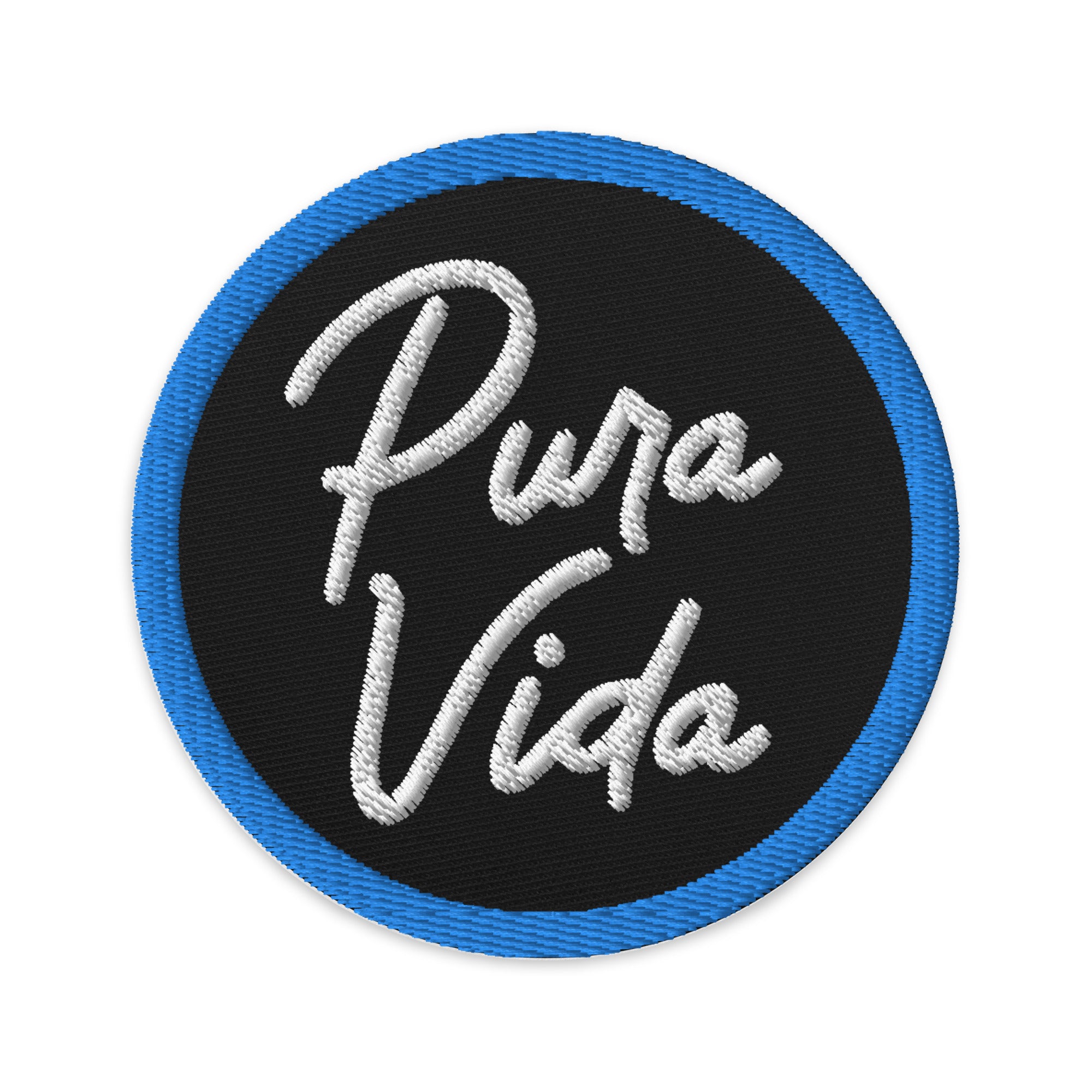 Pura Vida Embroidered Patch