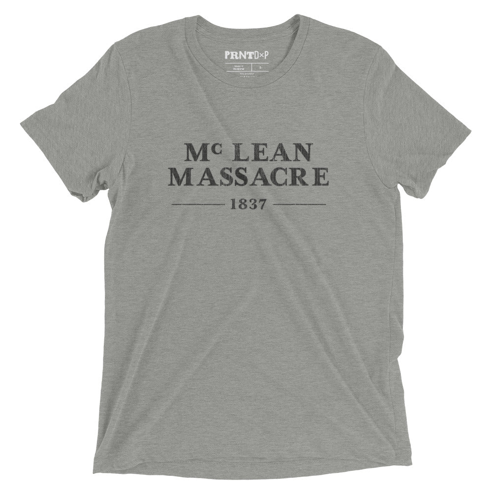 McLean Massacre Grey T-shirt