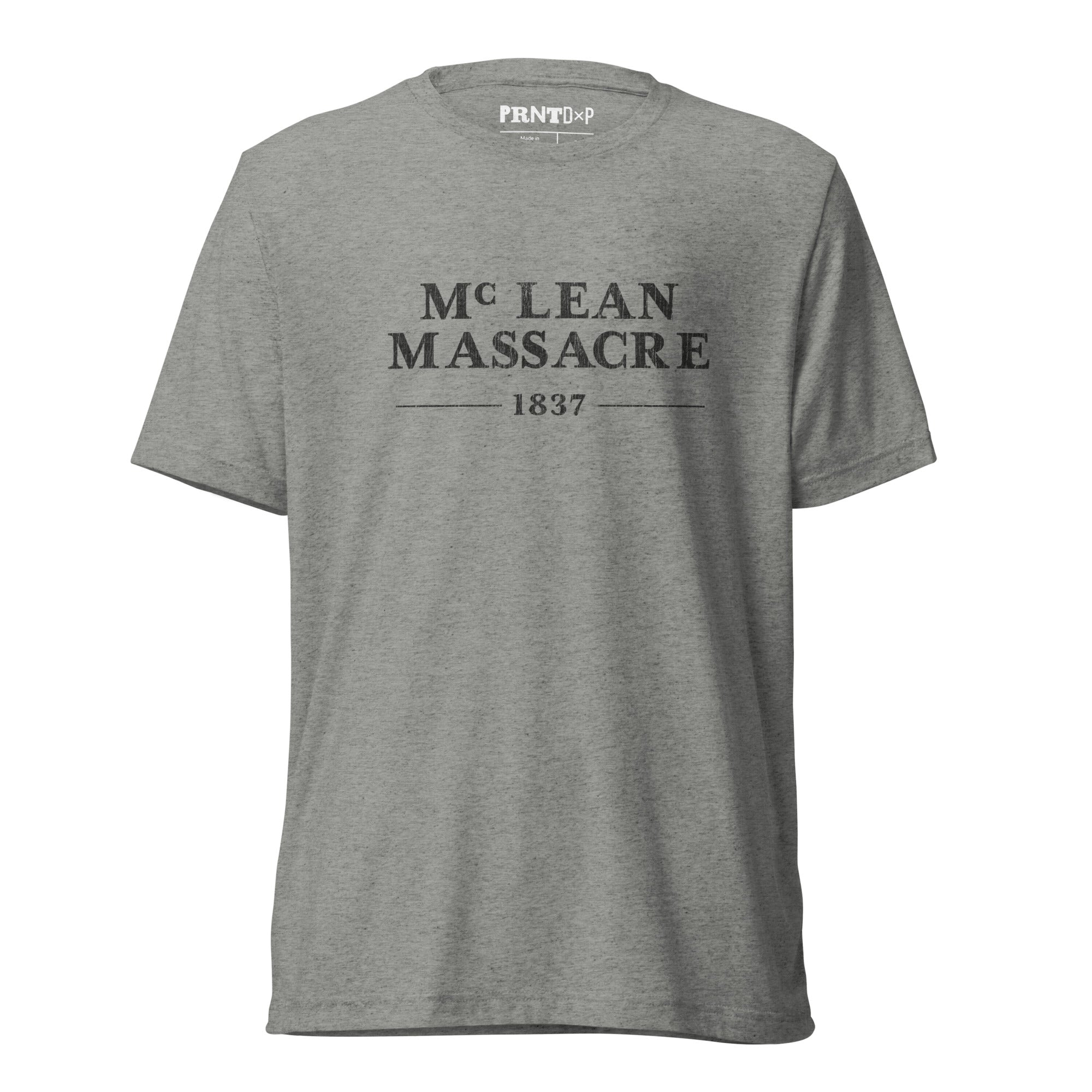 McLean Massacre Grey T-shirt