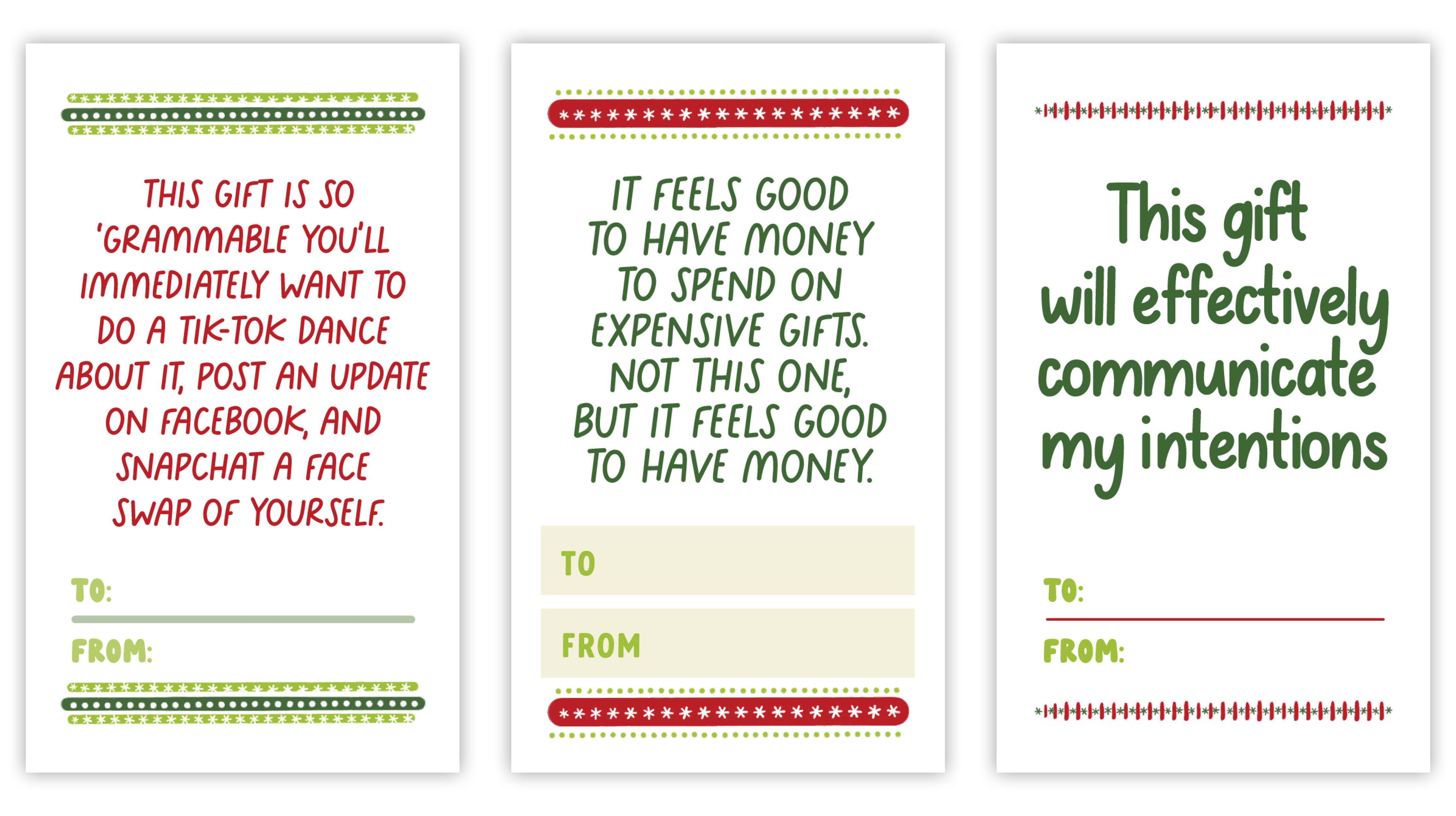 Holiday Gift Tag Stickers 18