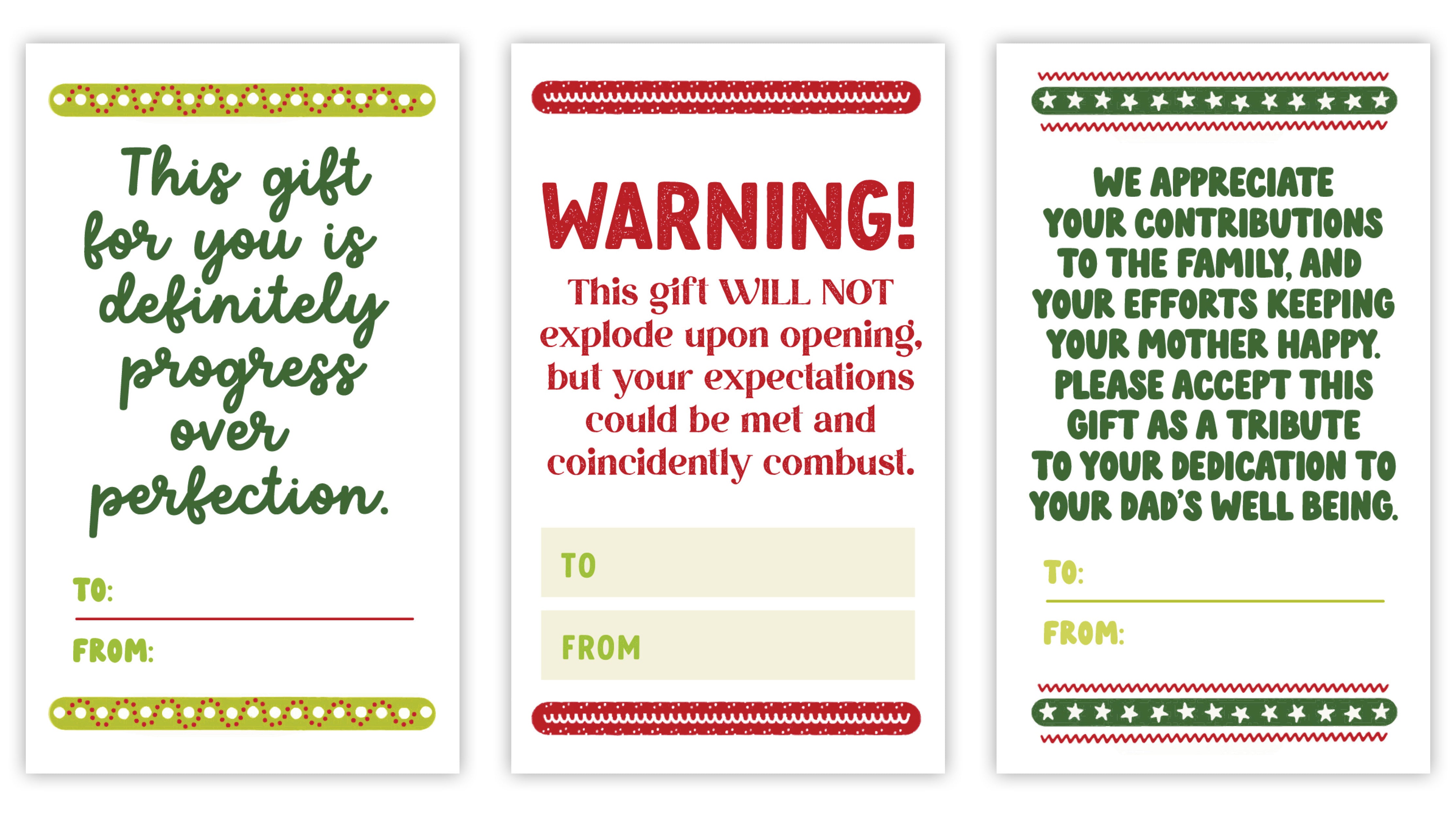 Holiday Gift Tag Stickers 20