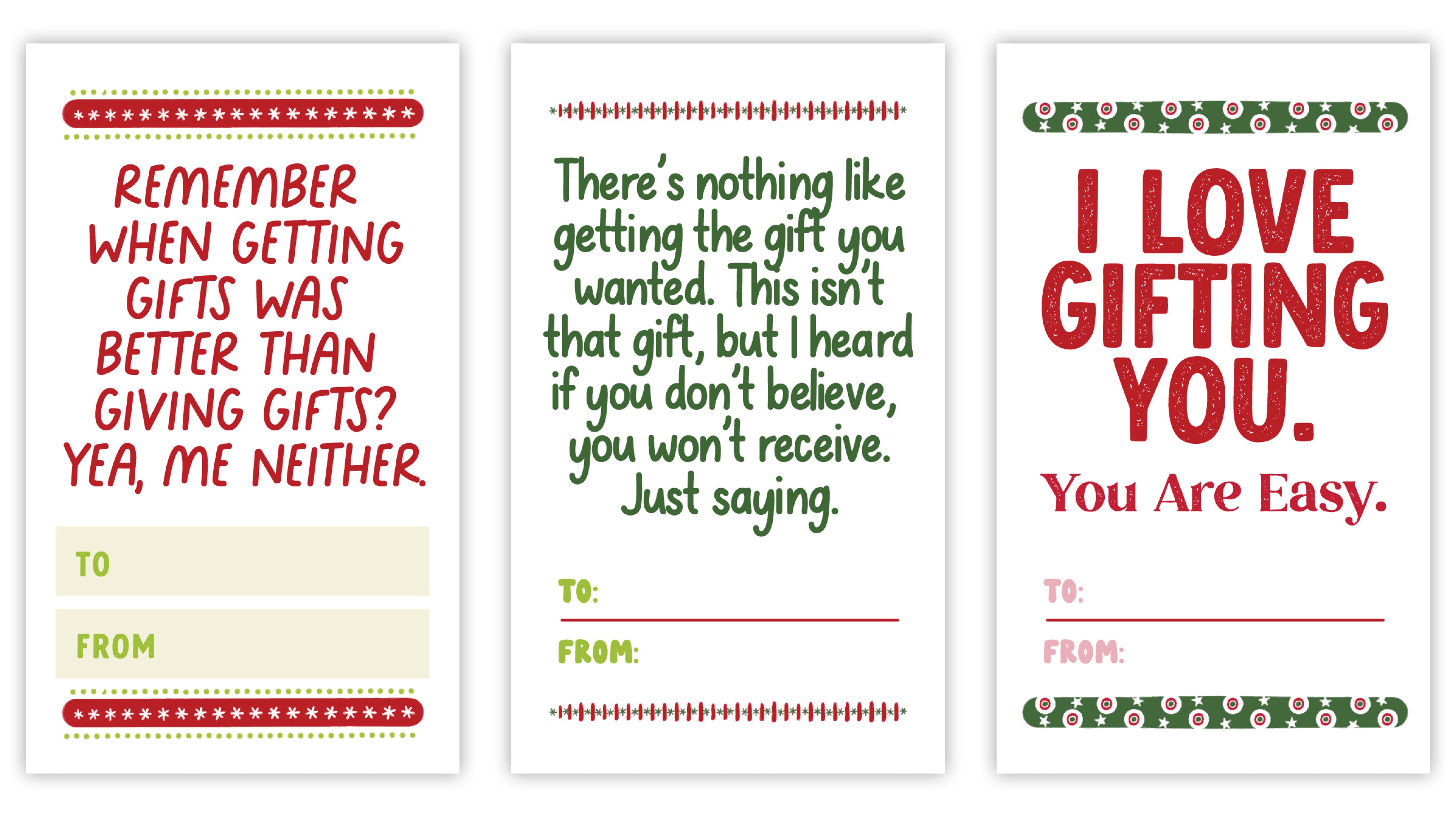 Holiday Gift Tag Stickers 5