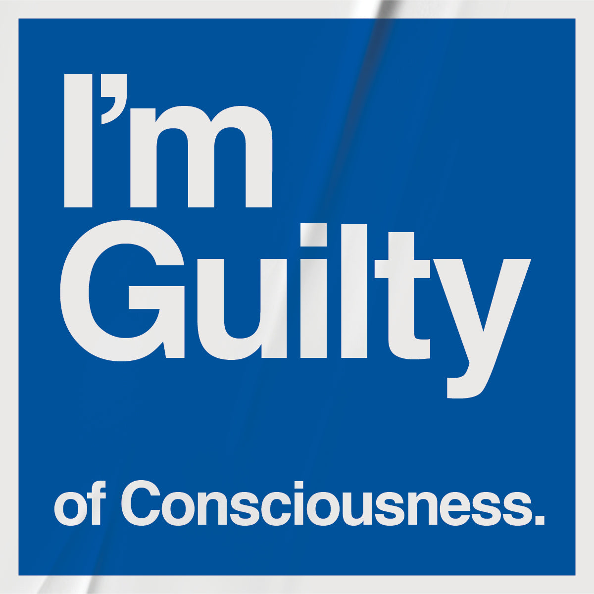 I'm Guilty of Consciousness