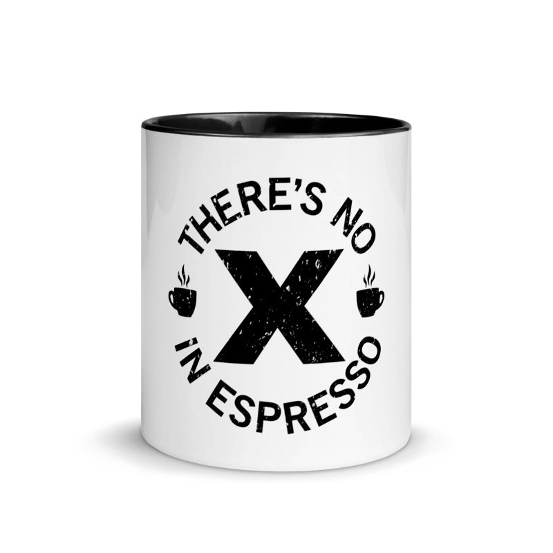 No X in Espresso Mug