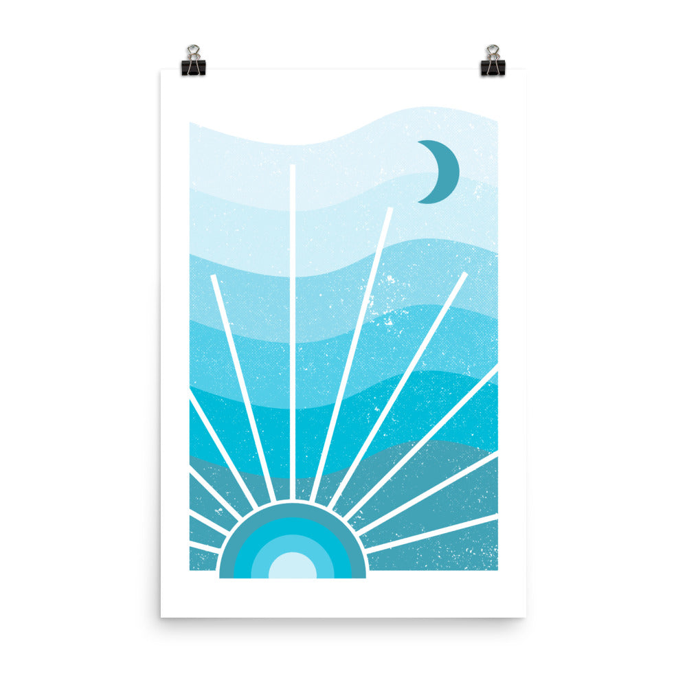 Ocean Sunrise Poster – P R N T D x P