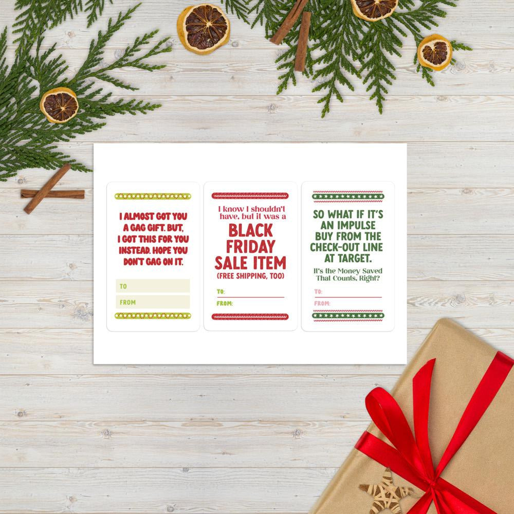 Holiday Gift Card Stickers 10