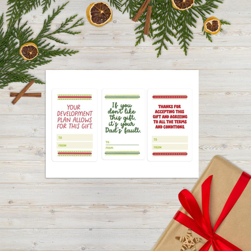 Holiday Gift Card Stickers 11