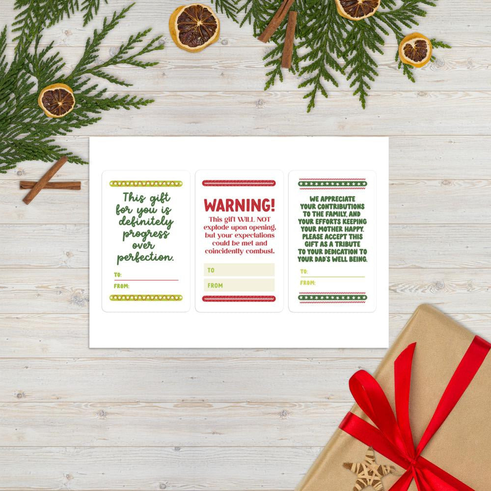 Holiday Gift Tag Stickers 20