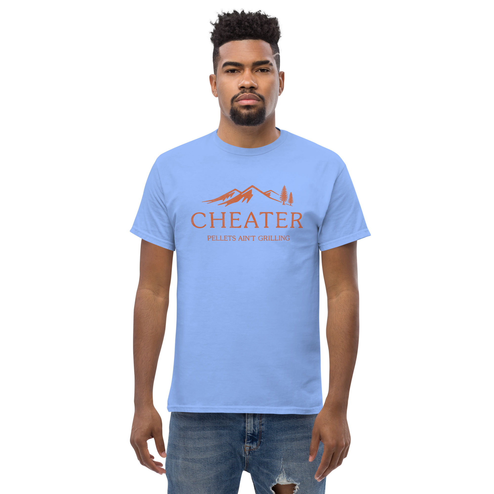 P R N T D x P BBQ Cheater T-Shirt Charcoal / 3XL