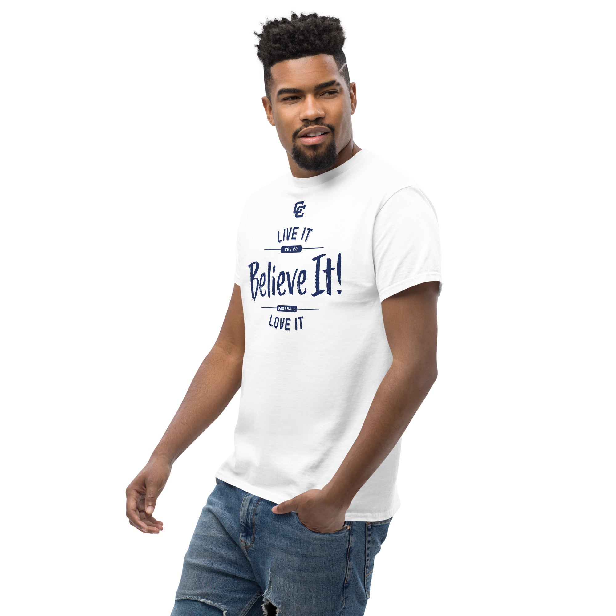 Live It. Love It. Script White T-shirt