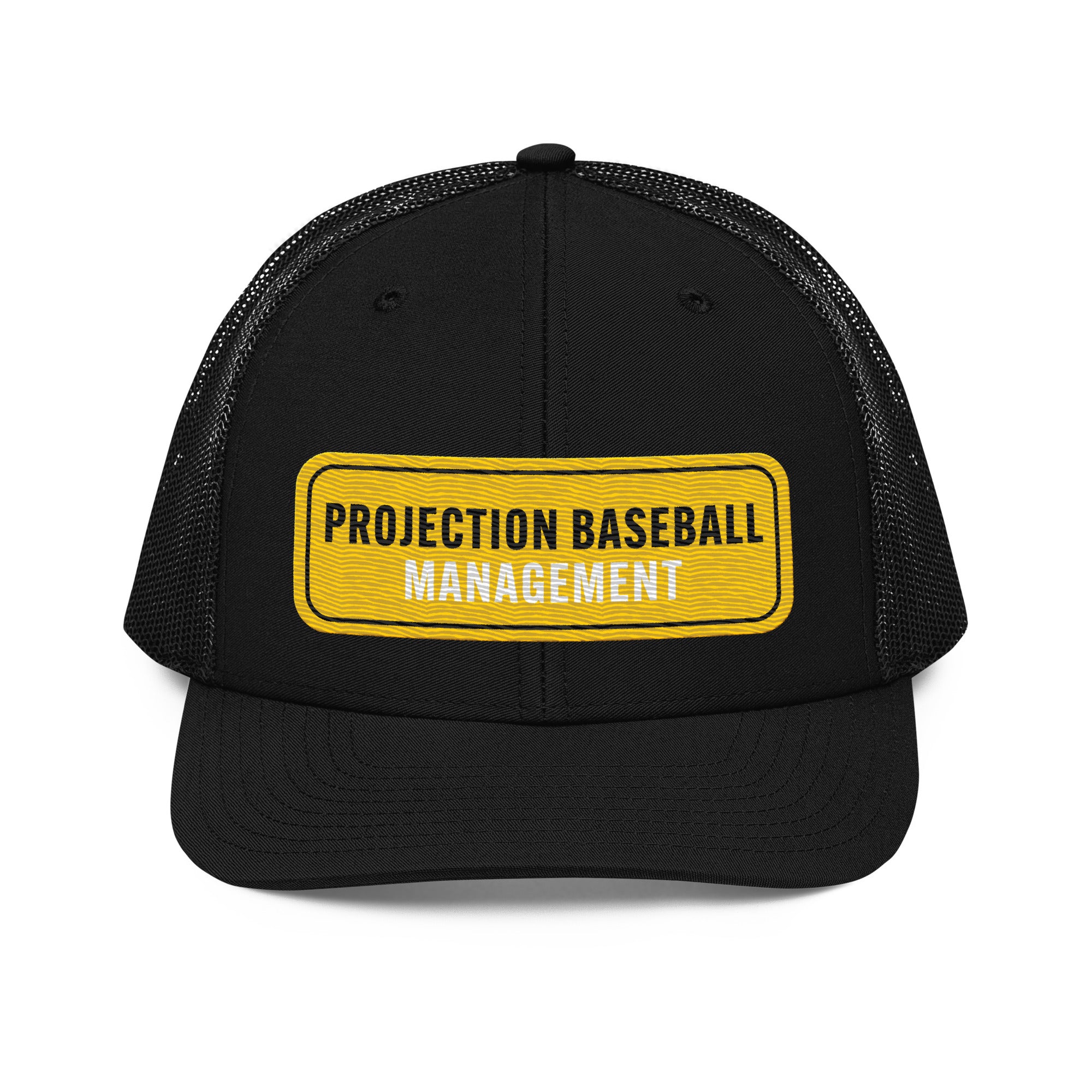 Yellow Badge Trucker Cap