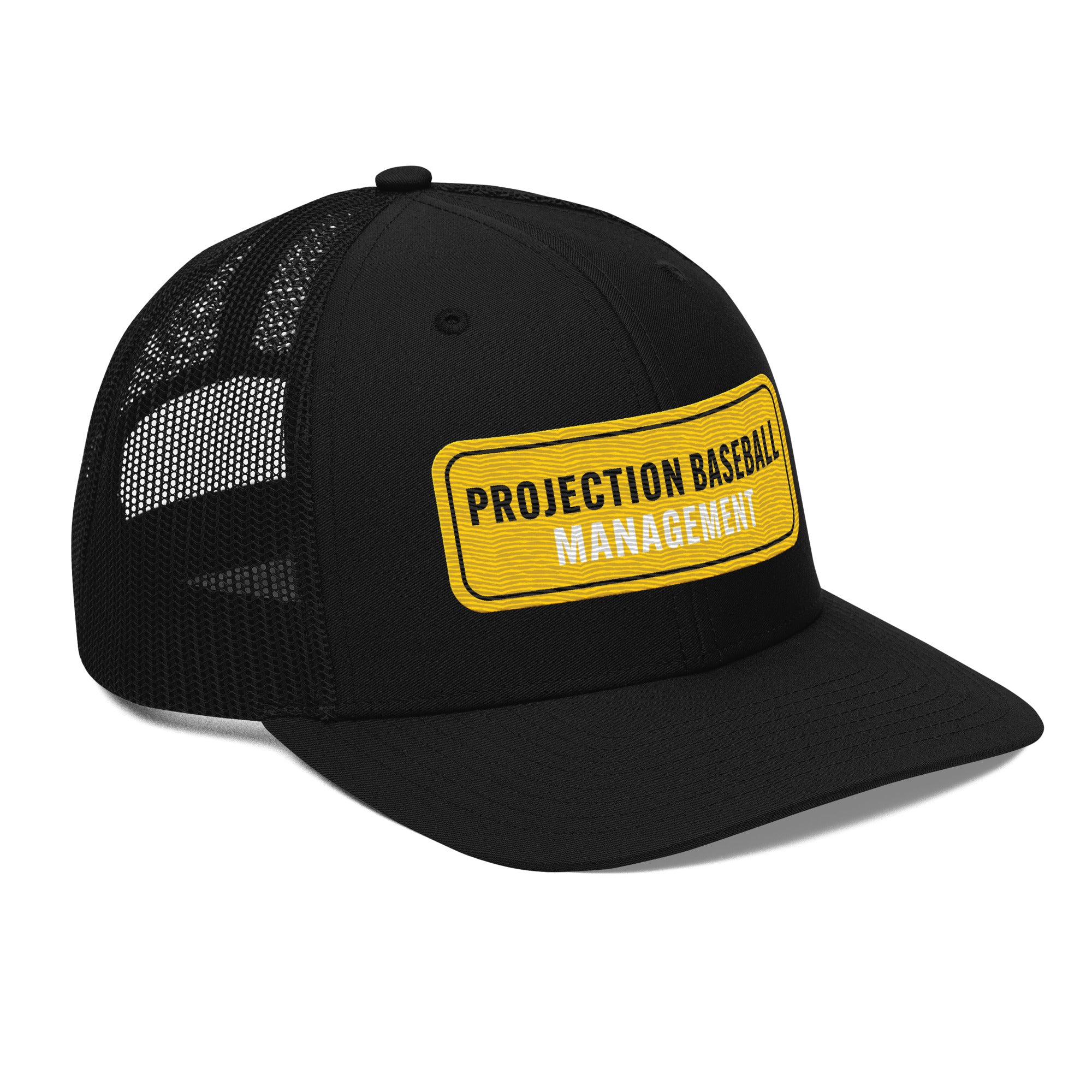 Yellow Badge Trucker Cap