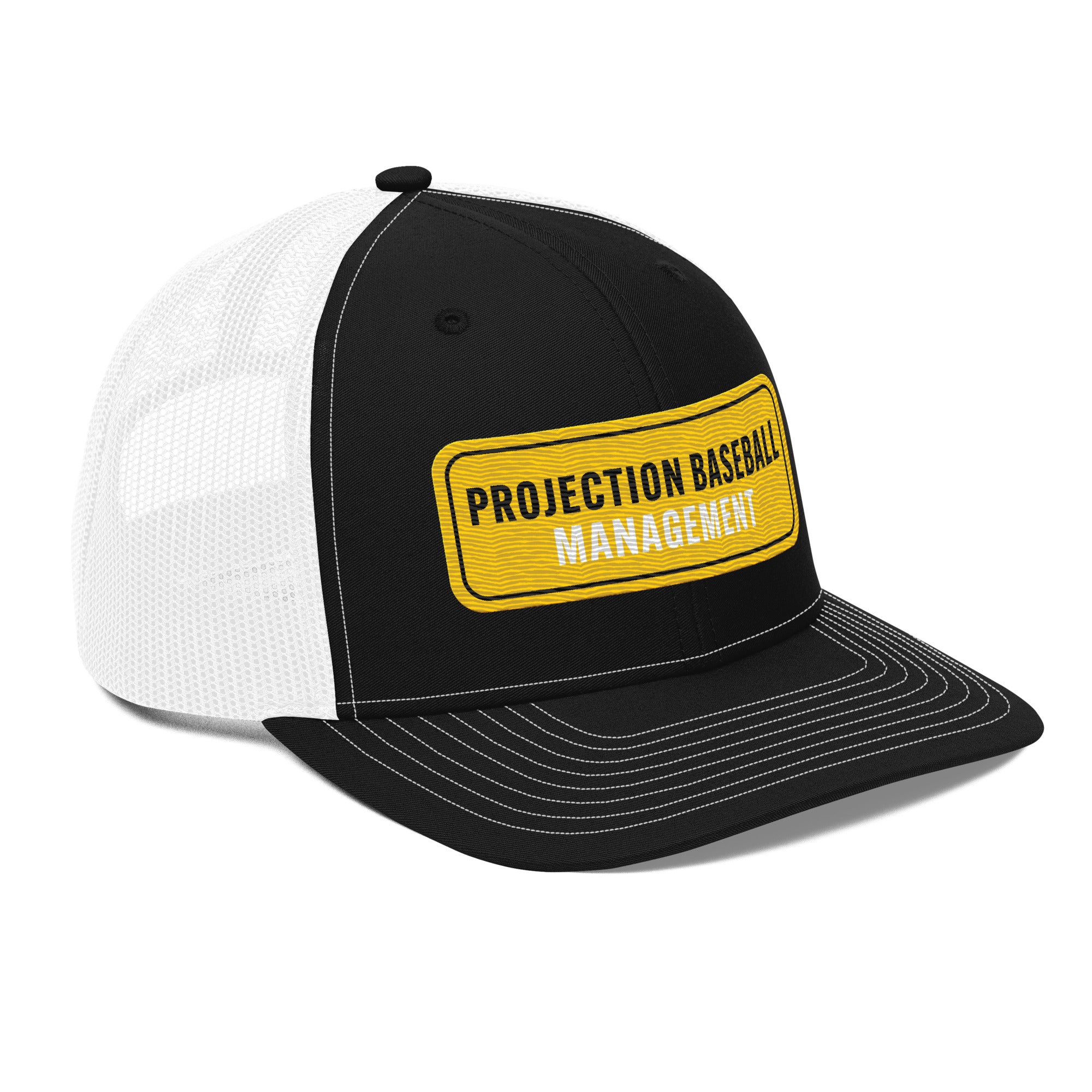 Yellow Badge Trucker Cap