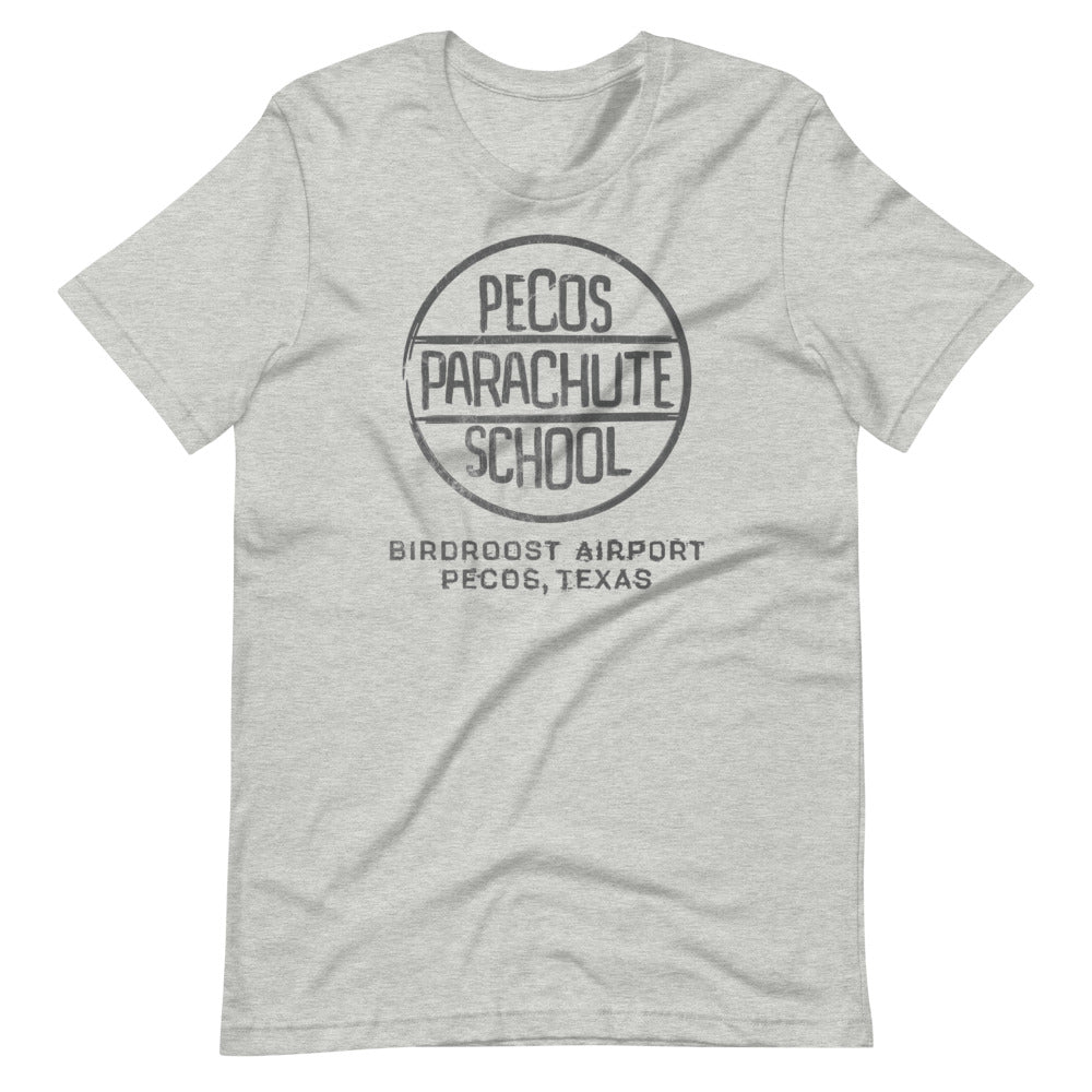 Pecos Parachute School T-shirt inspired by the movie Fandango