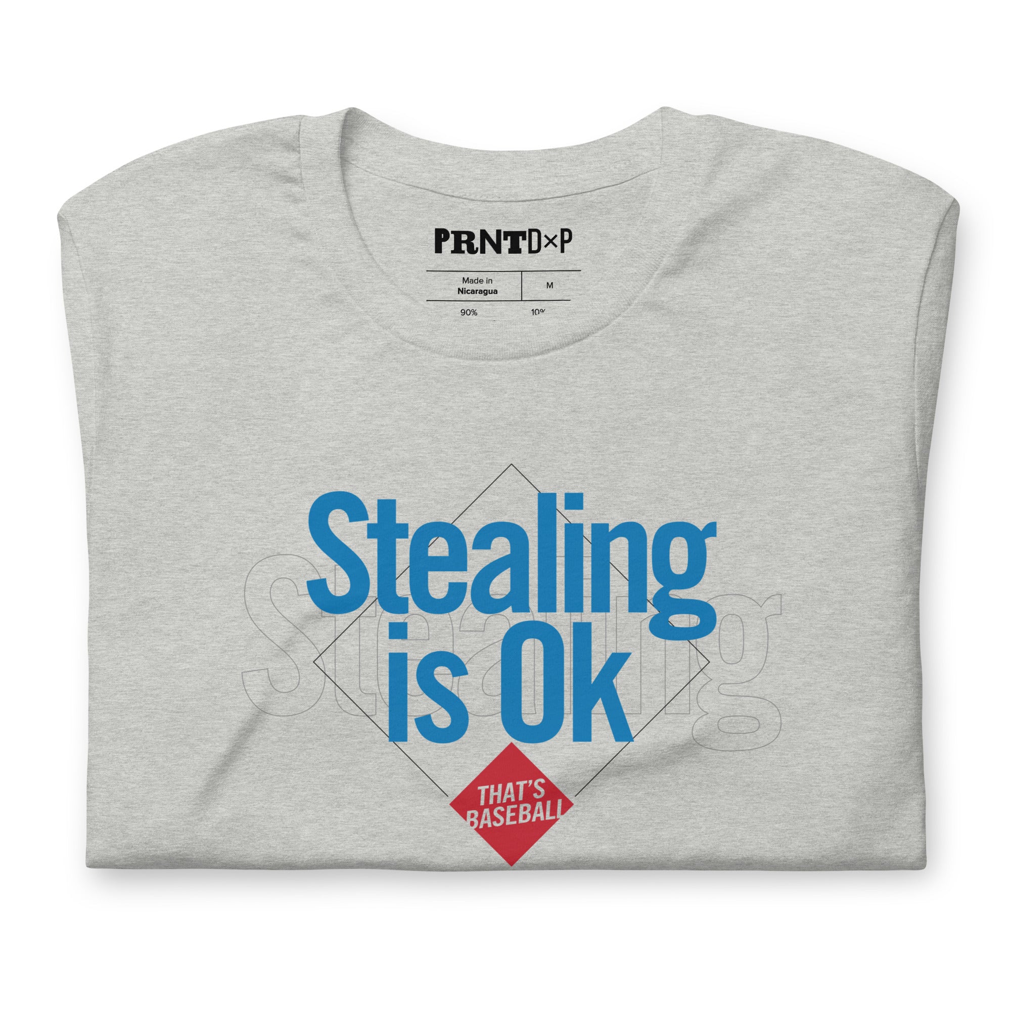 Stealing is Ok Baseball T-shirt