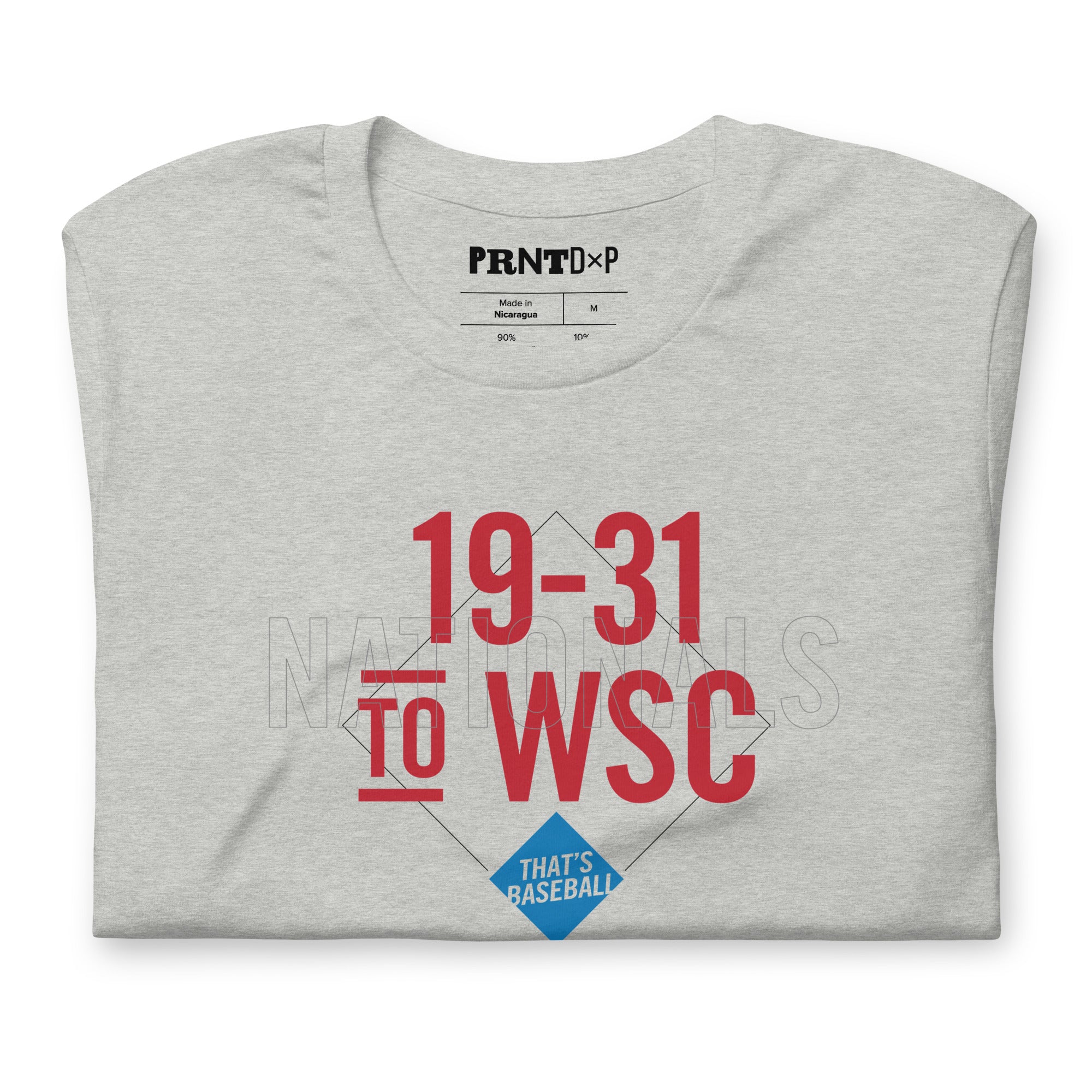 19-31 to WSC Baseball T-shirt