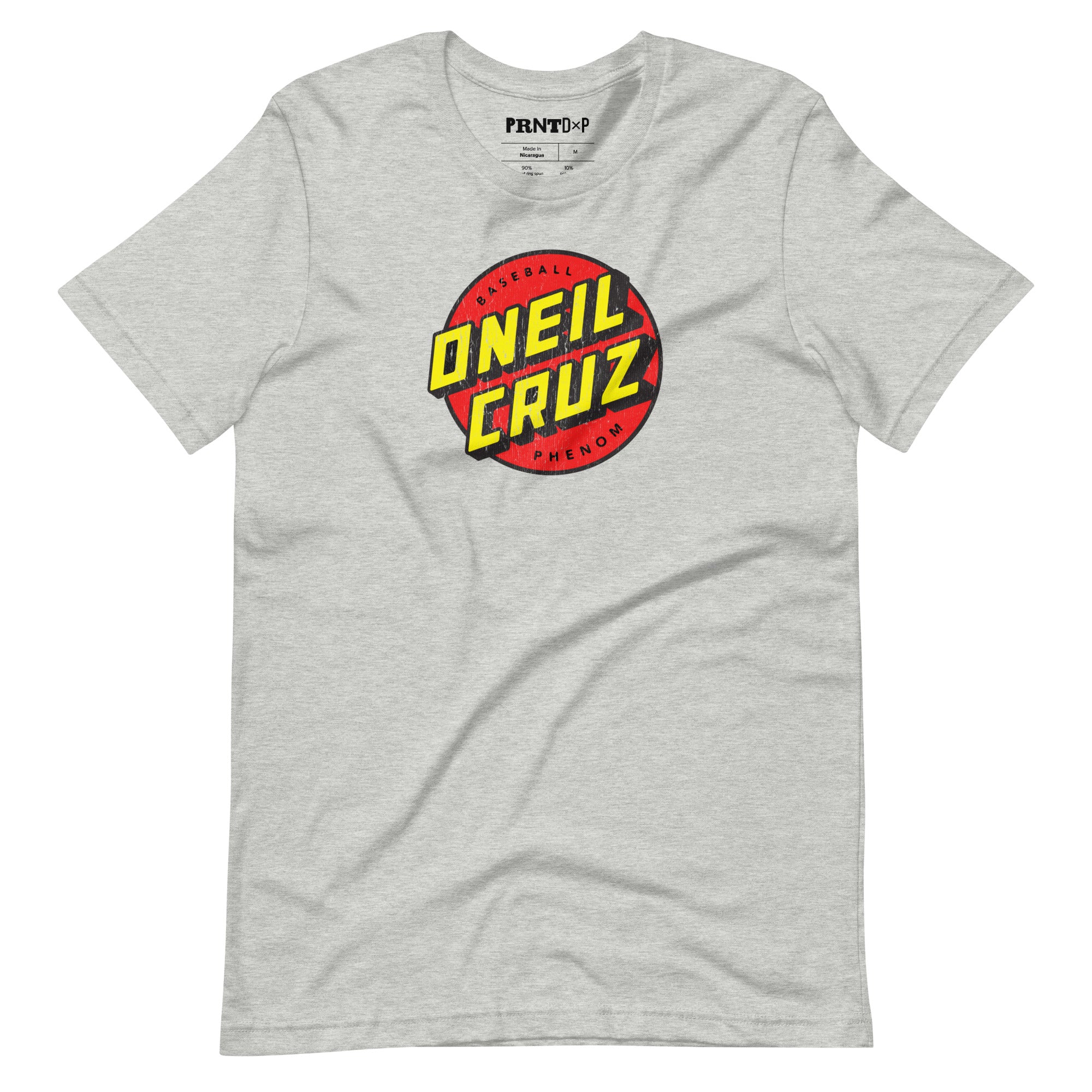 P R N T D x P Oneil Cruz Phenom T-Shirt Athletic Heather / L