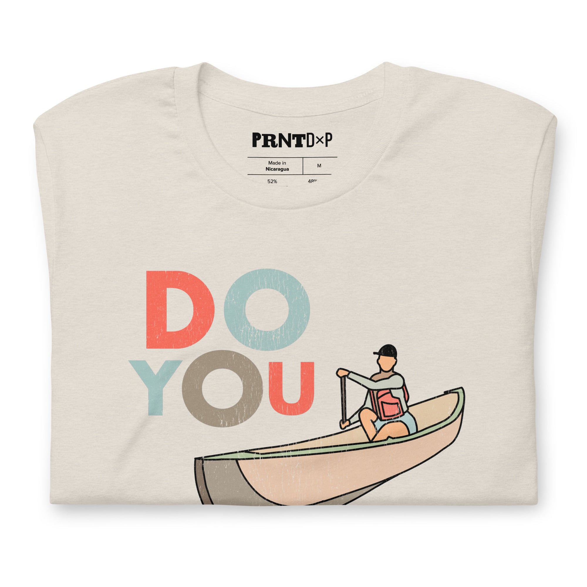 Do You Canoe? Flat Tshirt