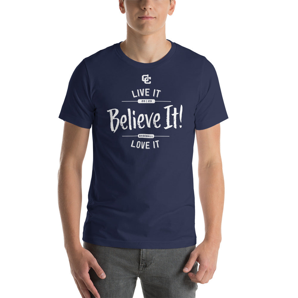 Live It. Love It. Script Navy T-shirt