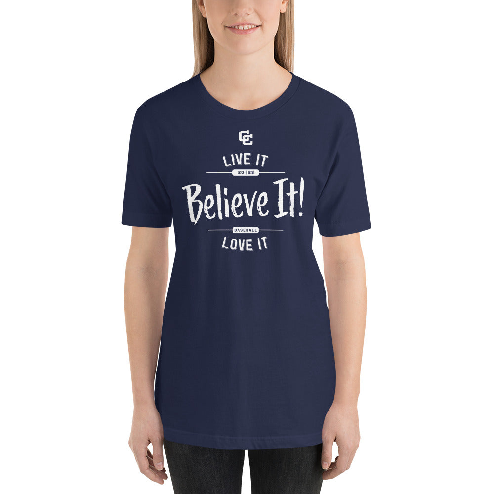 Live It. Love It. Script Navy T-shirt