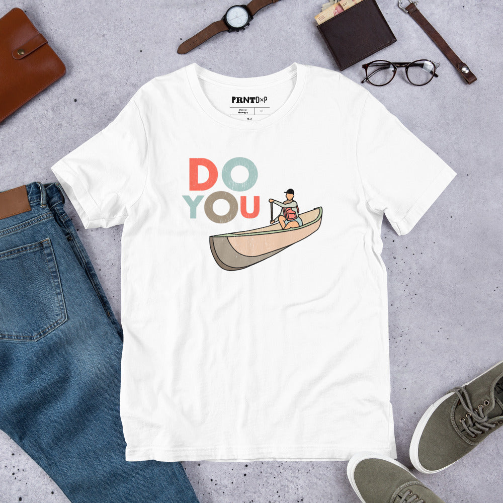 Do You Canoe? Flat Tshirt