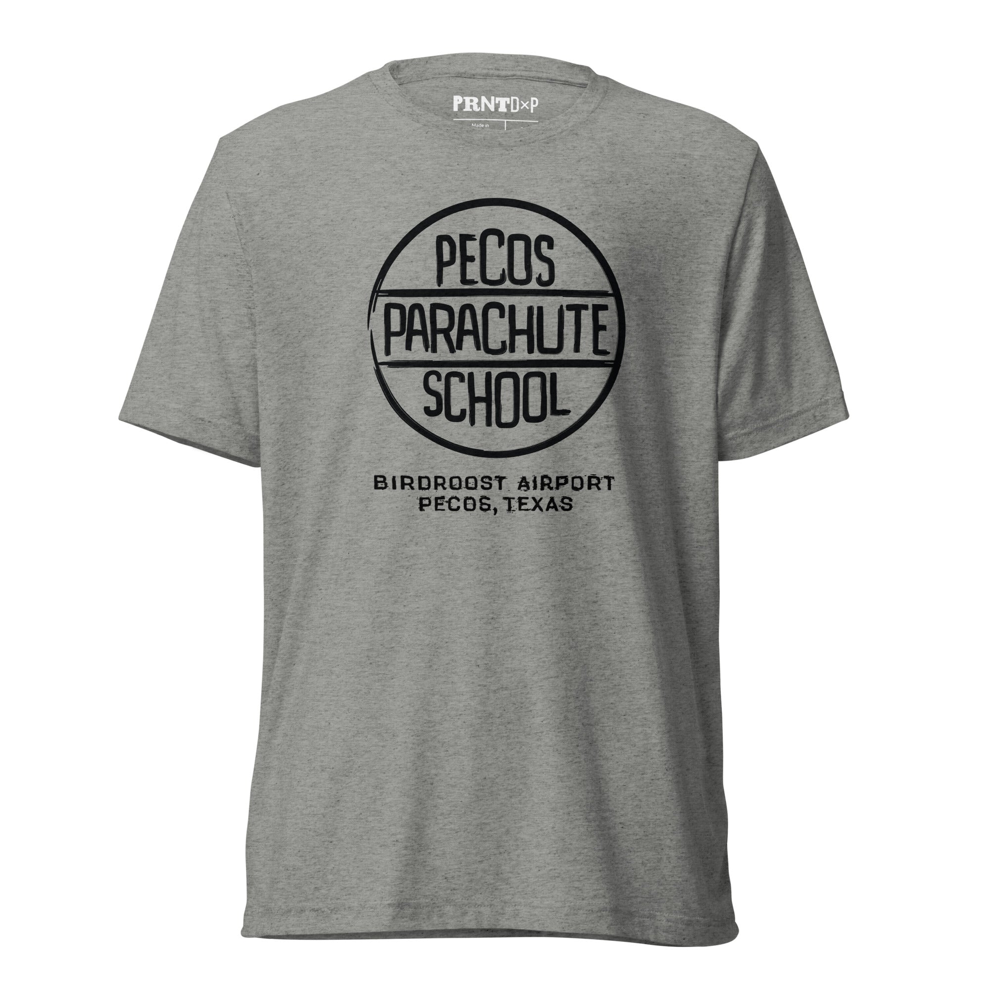 Pecos Parachute School Gray T-Shirt