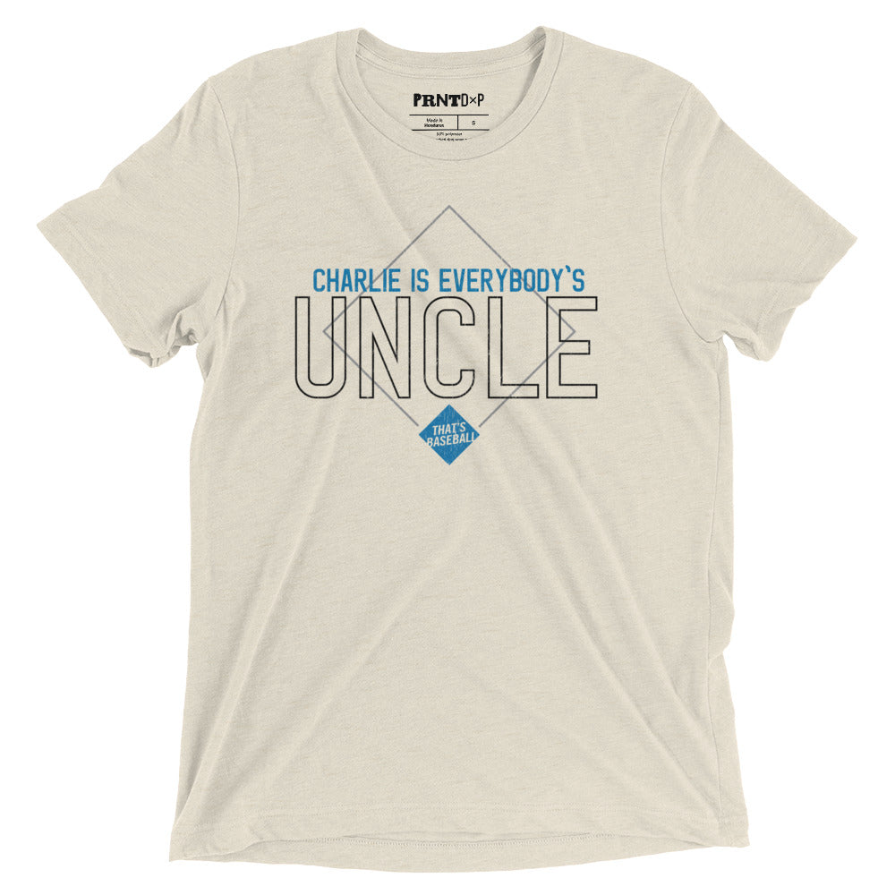 Charlie is Everybody's Uncle Baseball T-Shirt