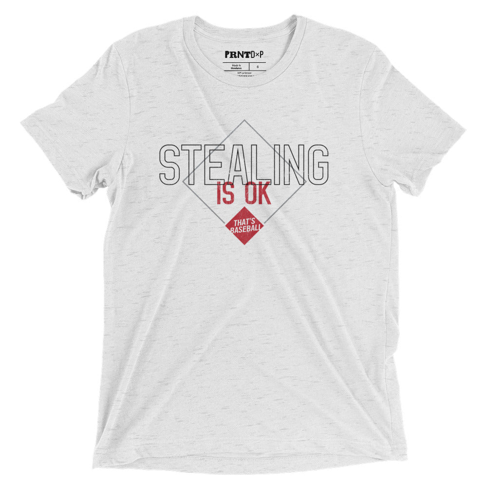 Stealing is Ok Baseball T-Shirt